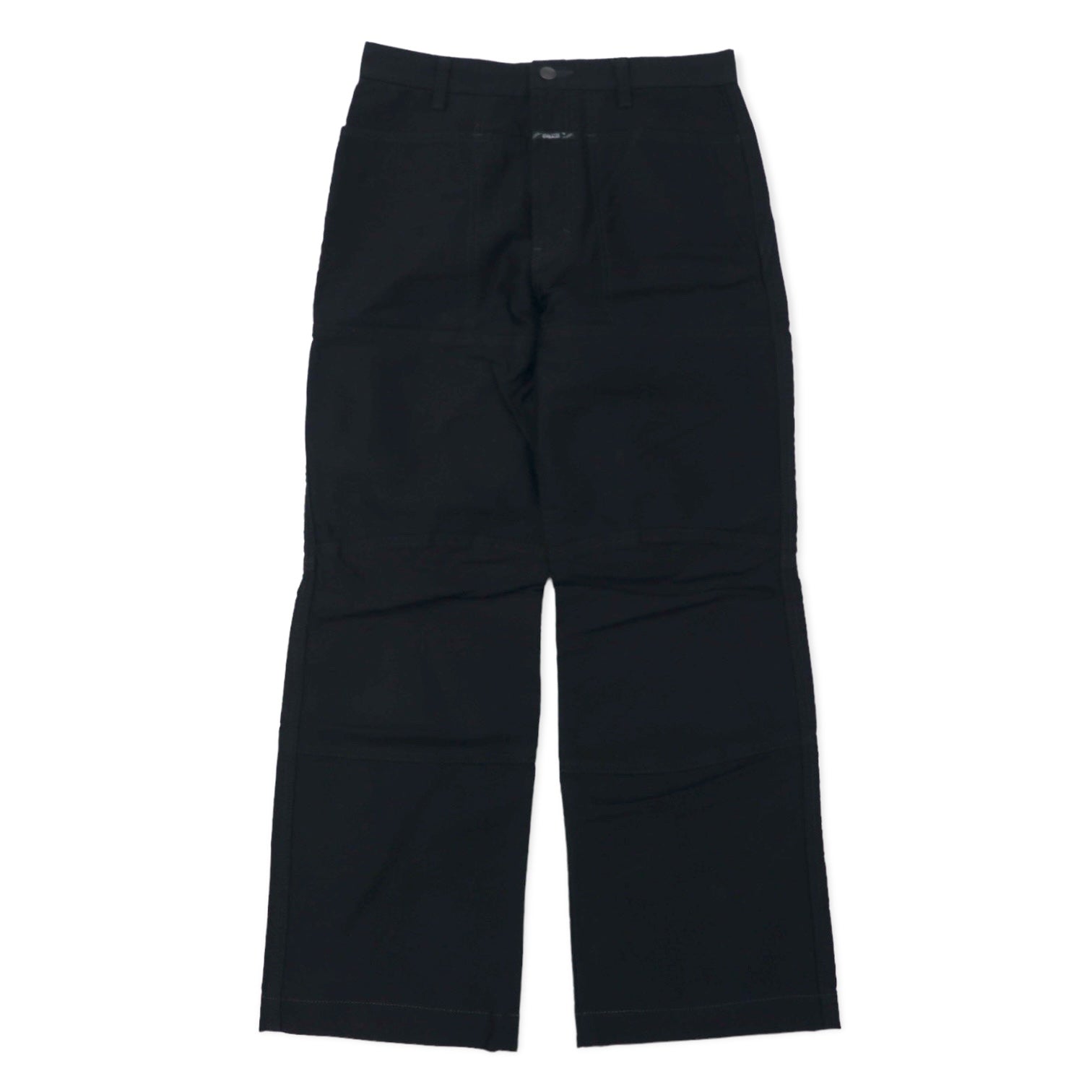 MARITHE FRANCOIS GIRBAUD Jeans neri a doppia cucitura denim taglia S, colore nero, in cotone, chiusura a zip, made in Japan
