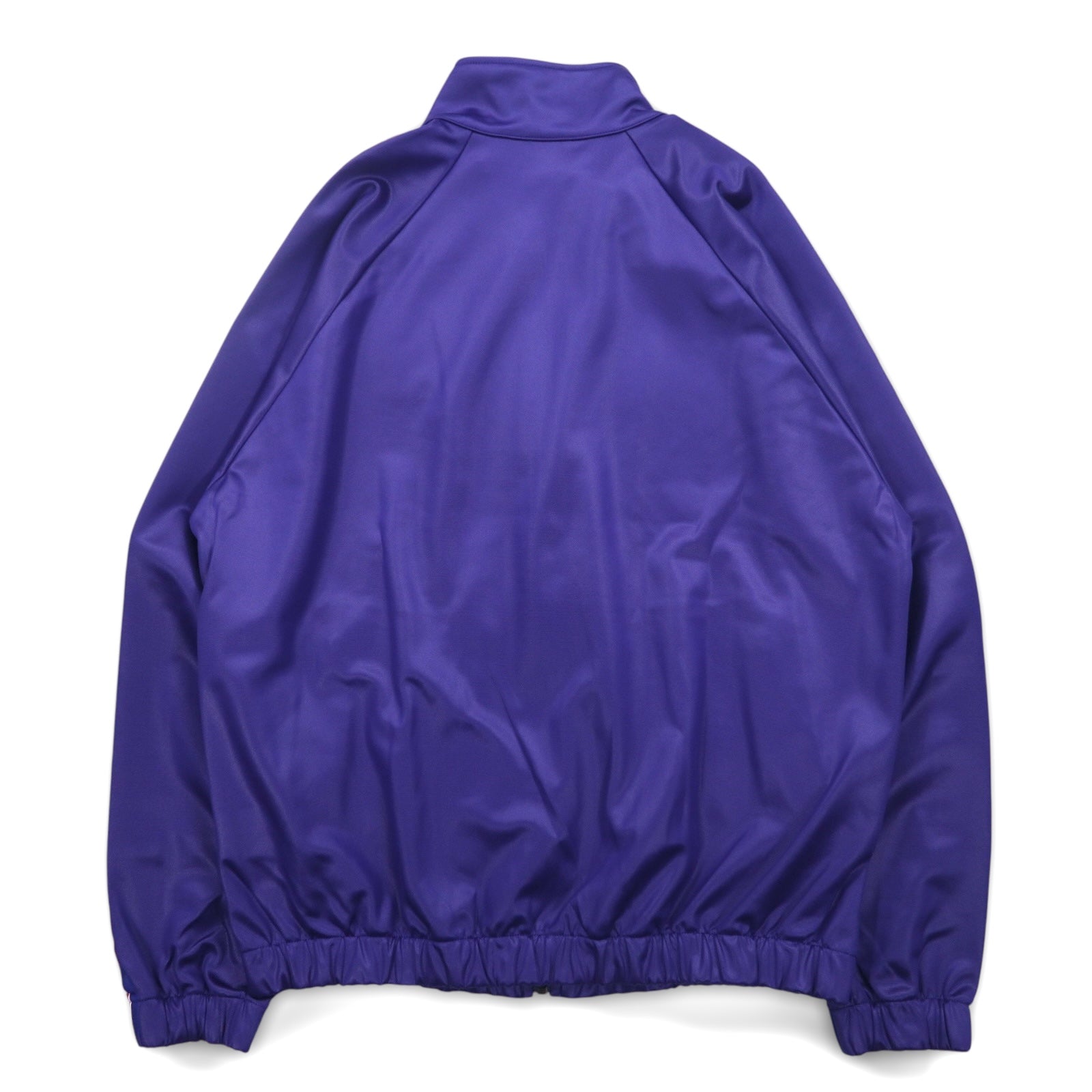 Giacca tuta Champion in jersey, taglia M, colore violetto, con logo script, nastro jacquard, modello C3-Q601, articolo nuovo.