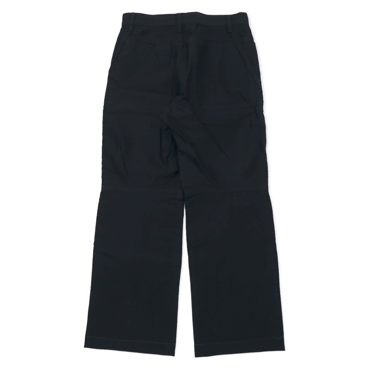 MARITHE FRANCOIS GIRBAUD Jeans neri a doppia cucitura denim taglia S, colore nero, in cotone, chiusura a zip, made in Japan