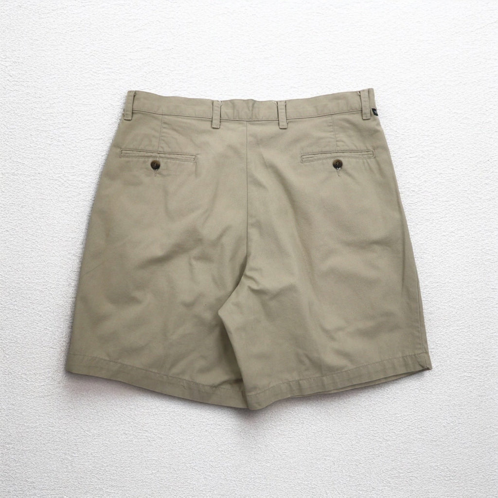 DOCKERS ( Levi's ) ダック キャンバス タック ショートパンツ ハーフパンツ L ベージュ コットン
