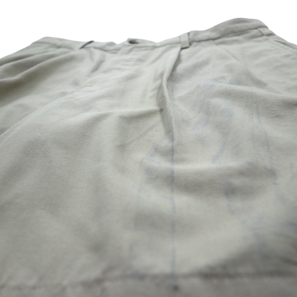 DOCKERS ( Levi's ) ダック キャンバス タック ショートパンツ ハーフパンツ L ベージュ コットン