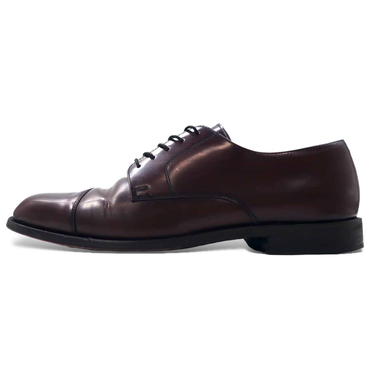 COLEHAAN CITY Scarpe stringate in pelle bordeaux con puntale dritto, taglia 28 cm, modello 08331