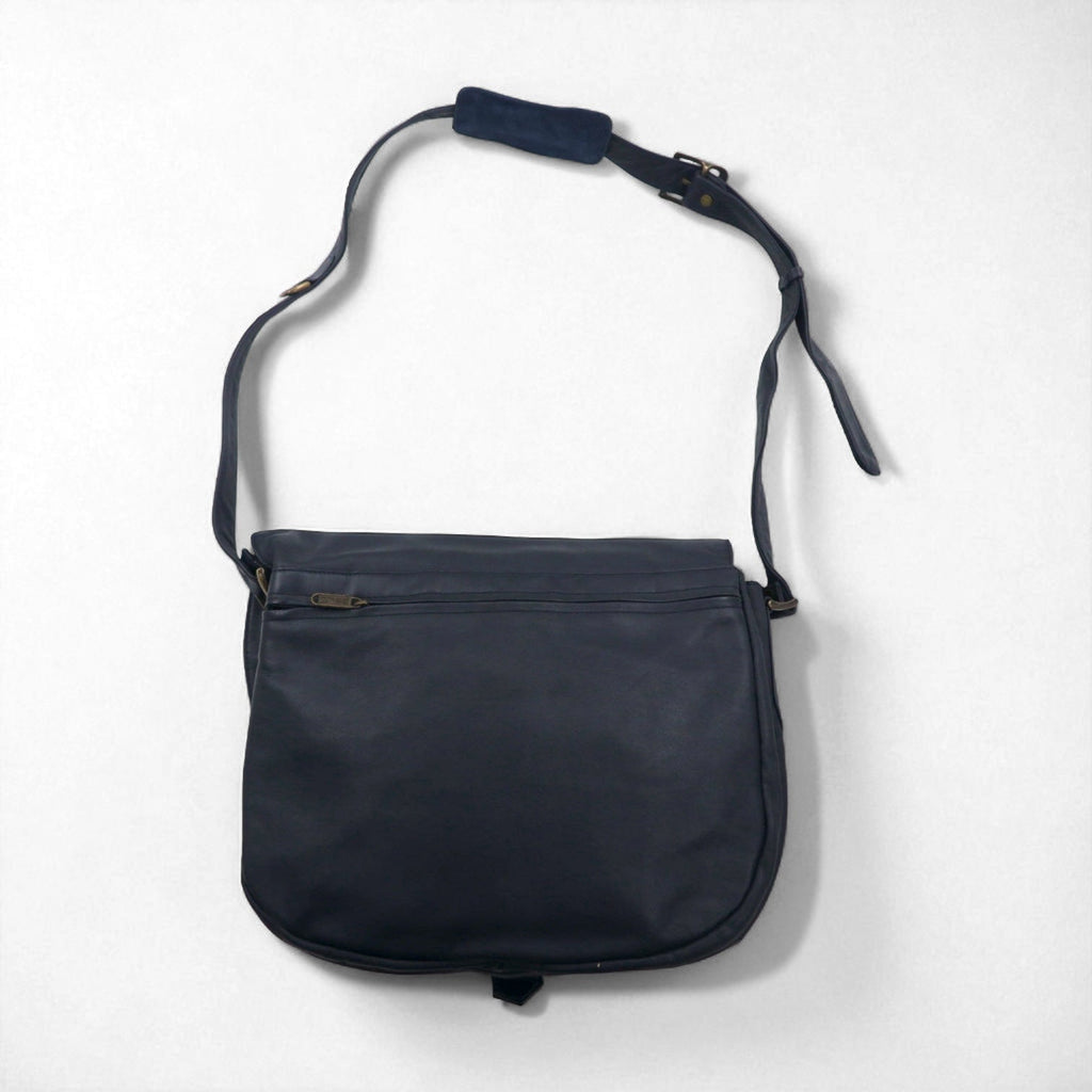 BREE Borsa a tracolla Navy Pelle liscia con patta