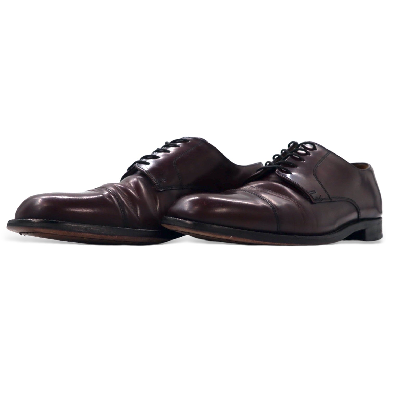 COLEHAAN CITY Scarpe stringate in pelle bordeaux con puntale dritto, taglia 28 cm, modello 08331