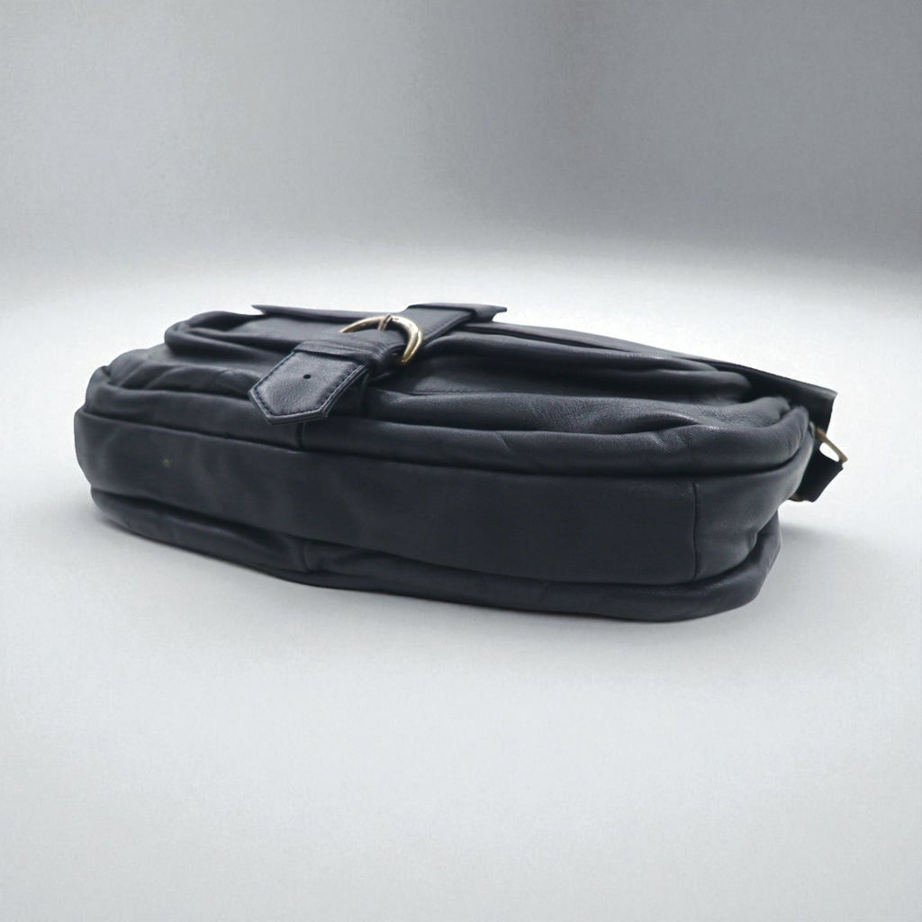 BREE Borsa a tracolla Navy Pelle liscia con patta