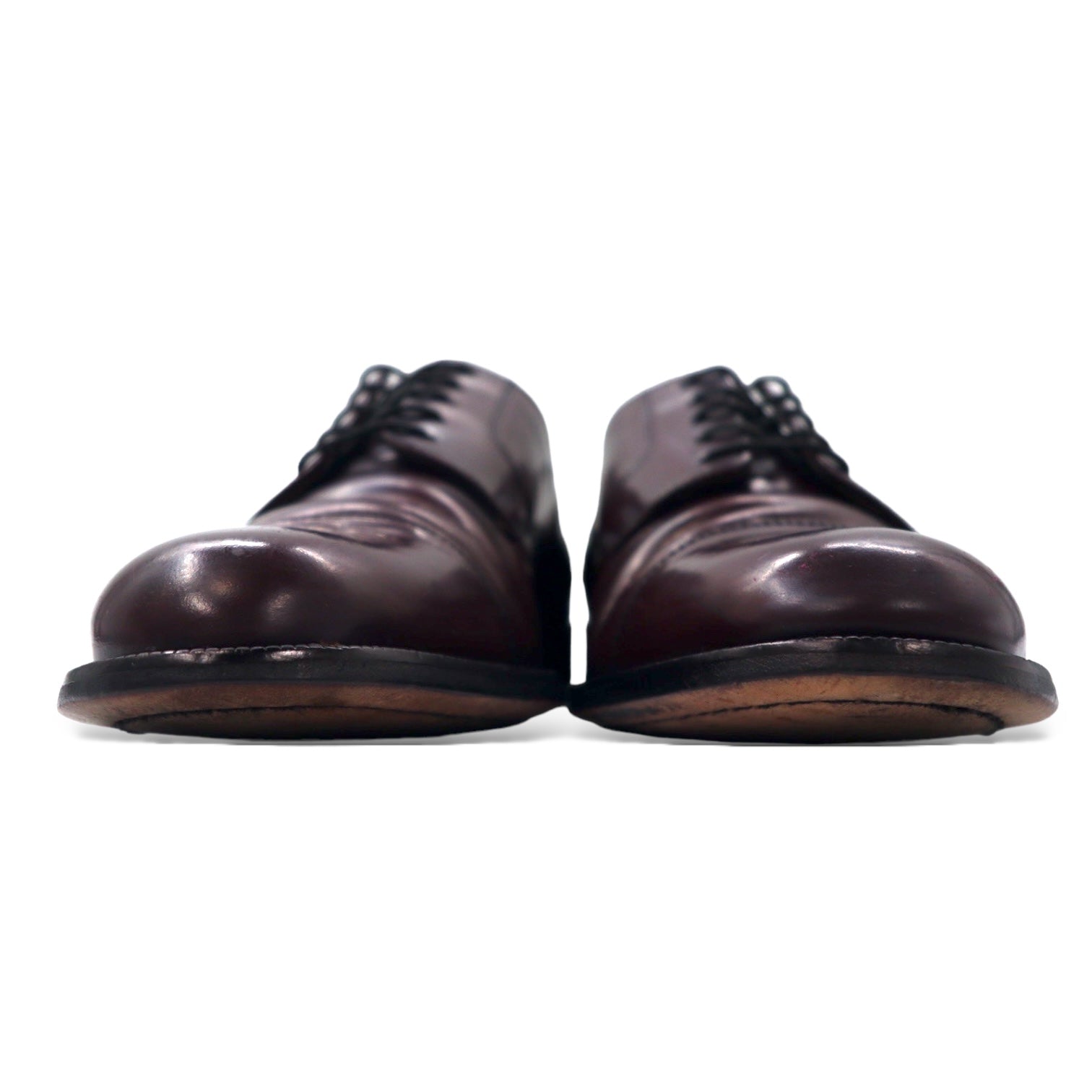 COLEHAAN CITY Scarpe stringate in pelle bordeaux con puntale dritto, taglia 28 cm, modello 08331
