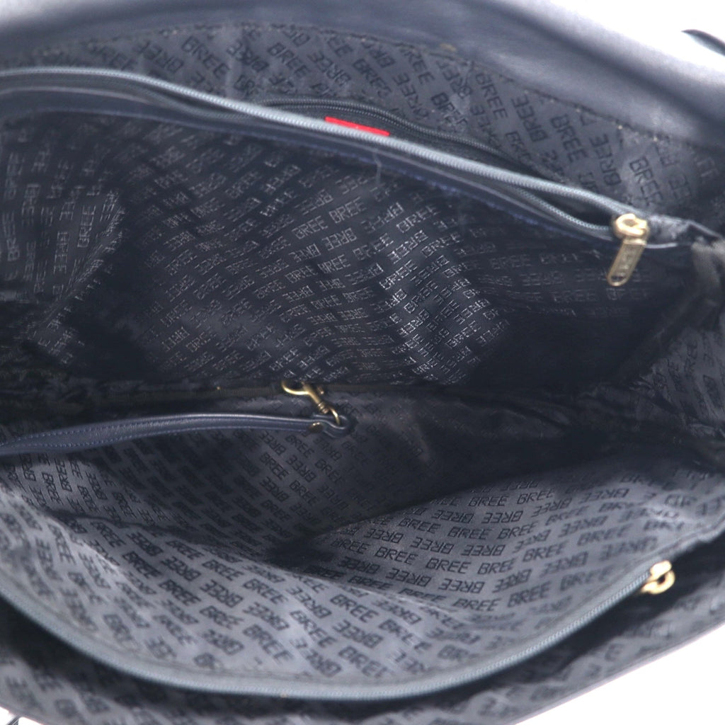 BREE Borsa a tracolla Navy Pelle liscia con patta