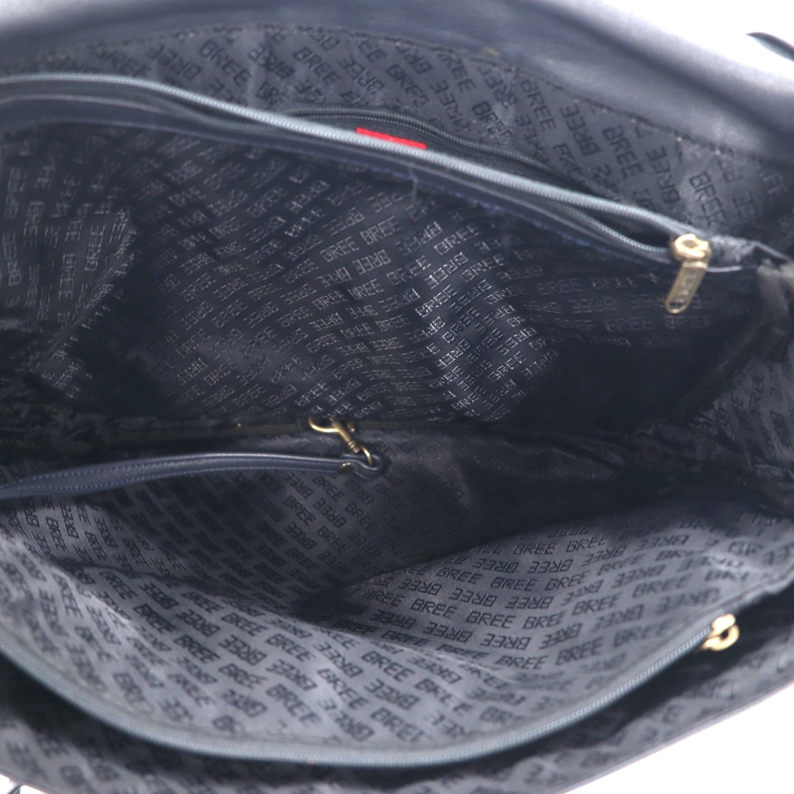 BREE Borsa a tracolla Navy Pelle liscia con patta