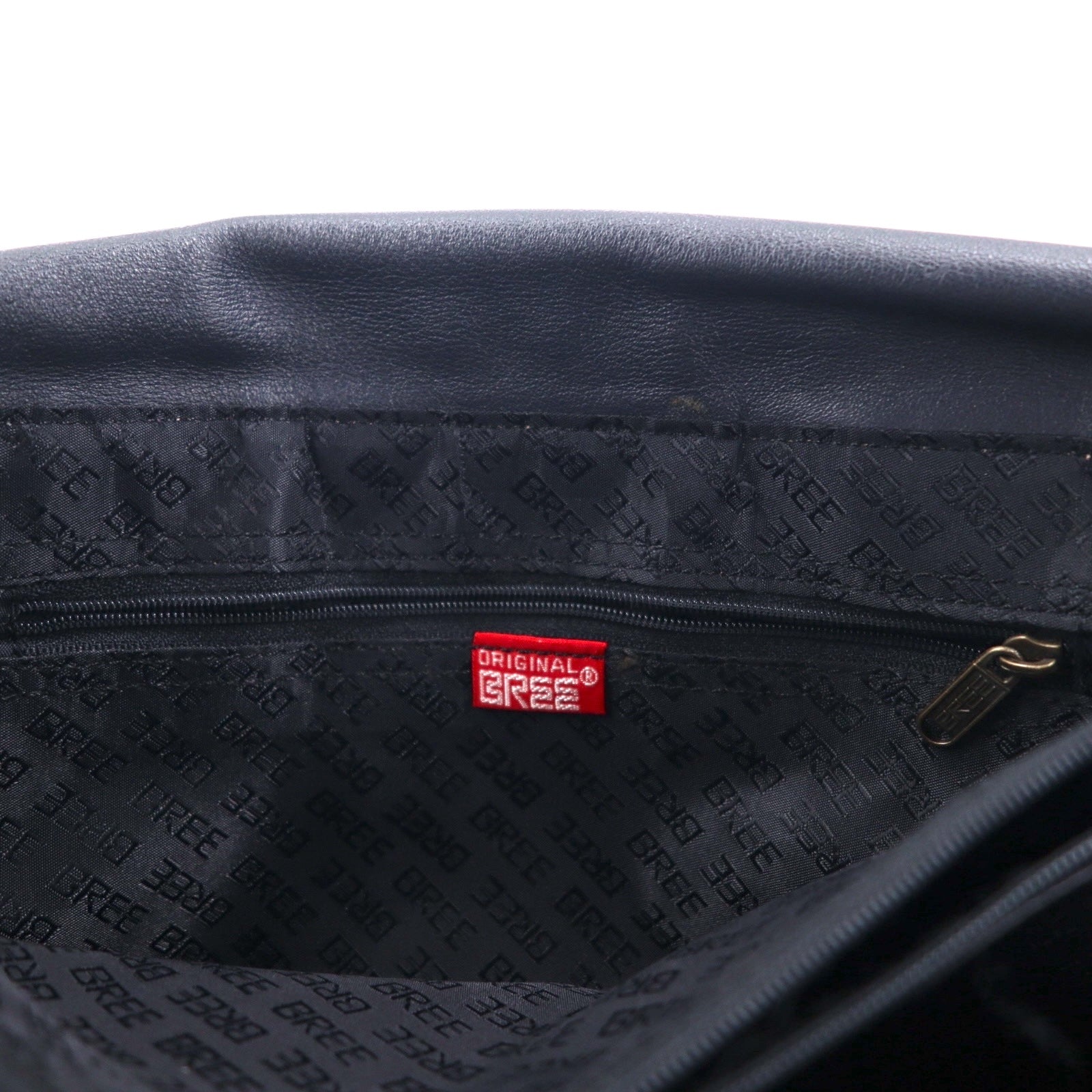 BREE Borsa a tracolla Navy Pelle liscia con patta