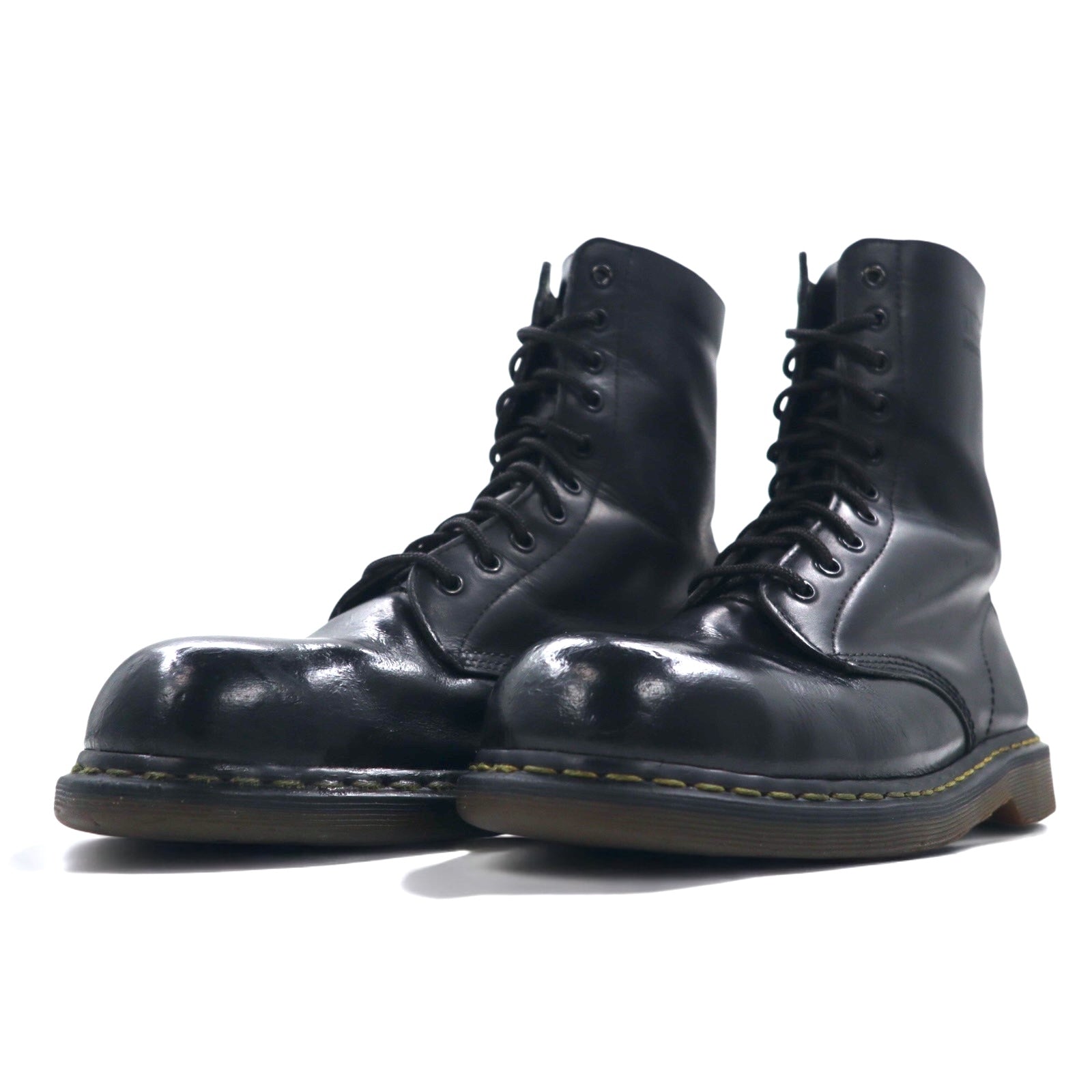 Dr. Martens Stivali a 10 occhielli, stivali stringati, 28 cm, neri, in pelle