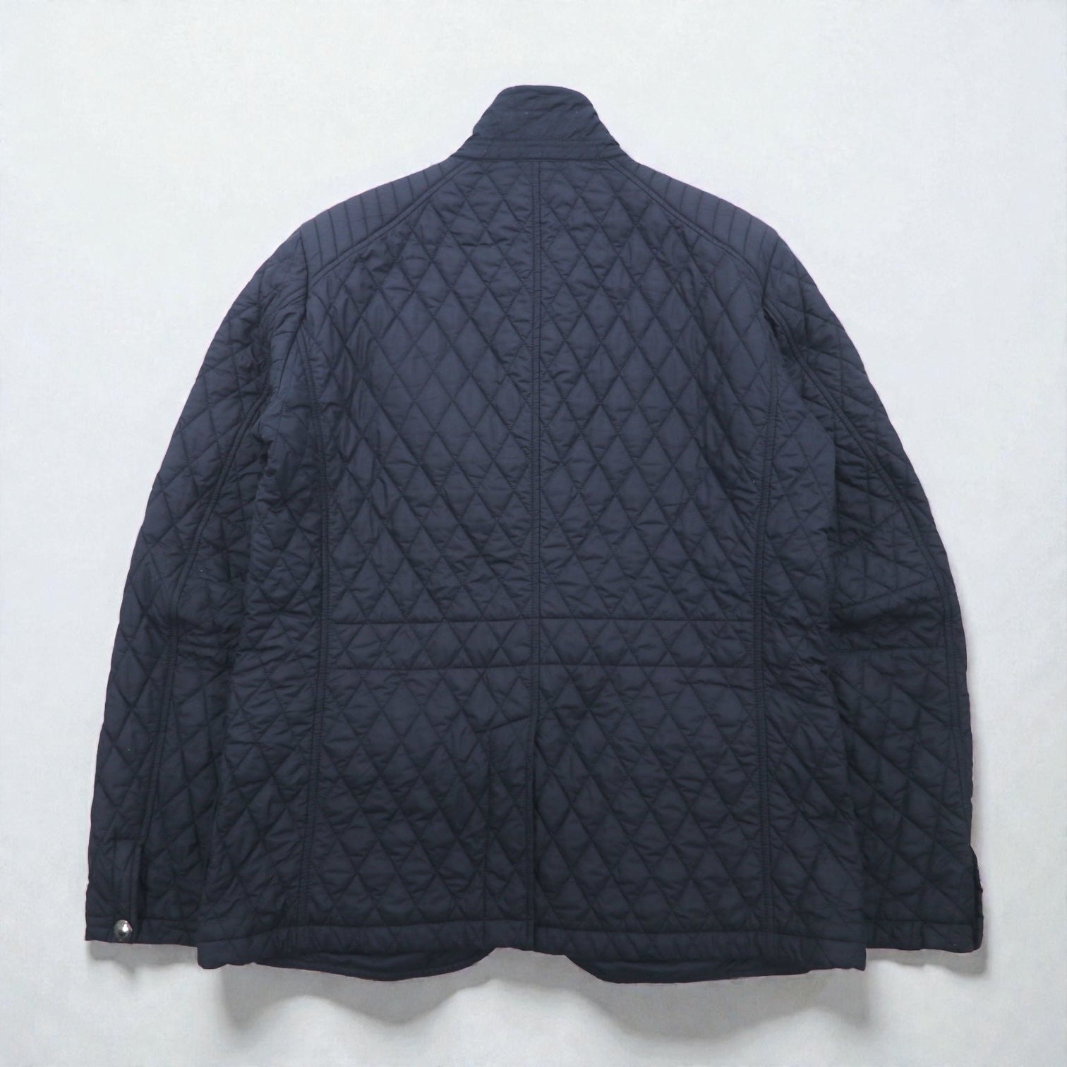 BELSTAFF キルティングジャケット Petersham Blazer LIMITED EDITION XXL 4ポケット 裏地チェック 中綿 チンストラップ 71050158 ルーマニア製