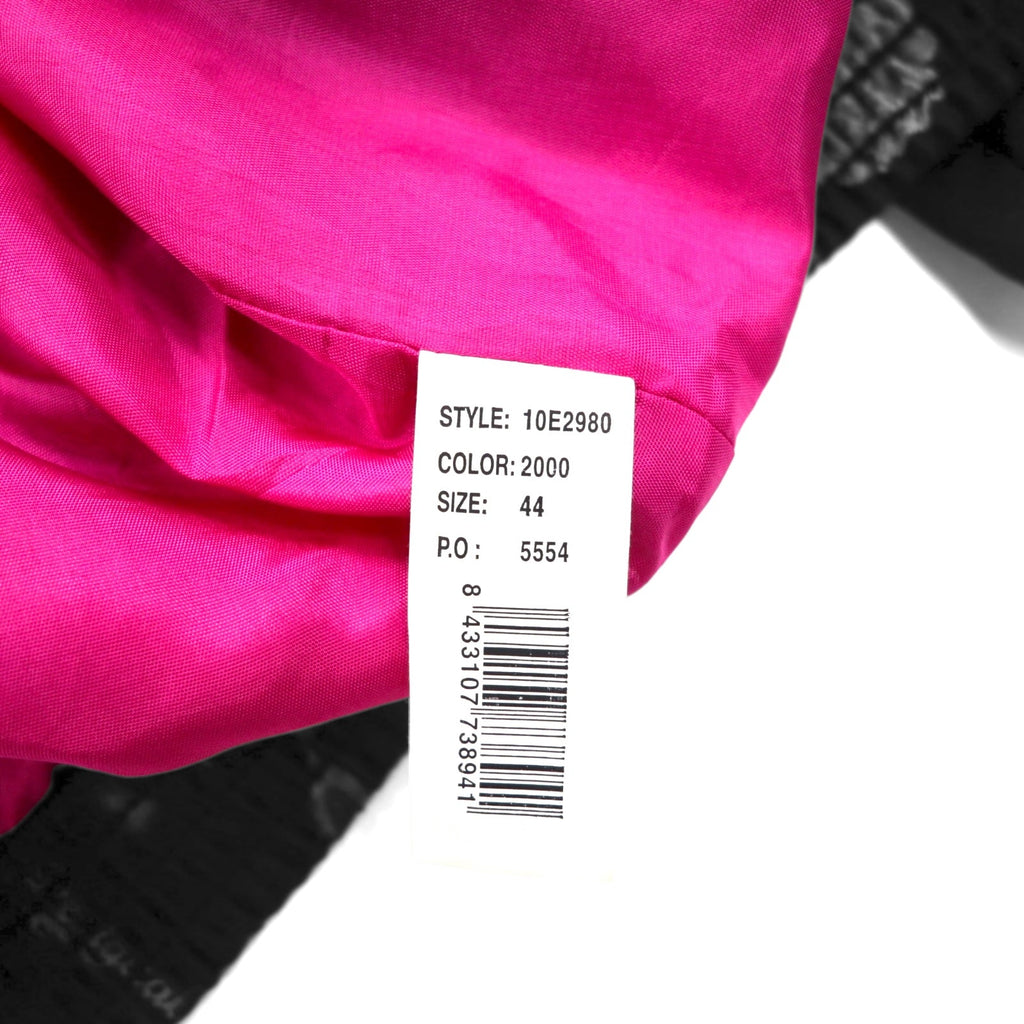 Giacca Chiodo Singola Desigual Fantasia Stampa Floreale Ricamata Nera Taglia M DAMEN JACKET 10E2980 Prodotto in Marocco
