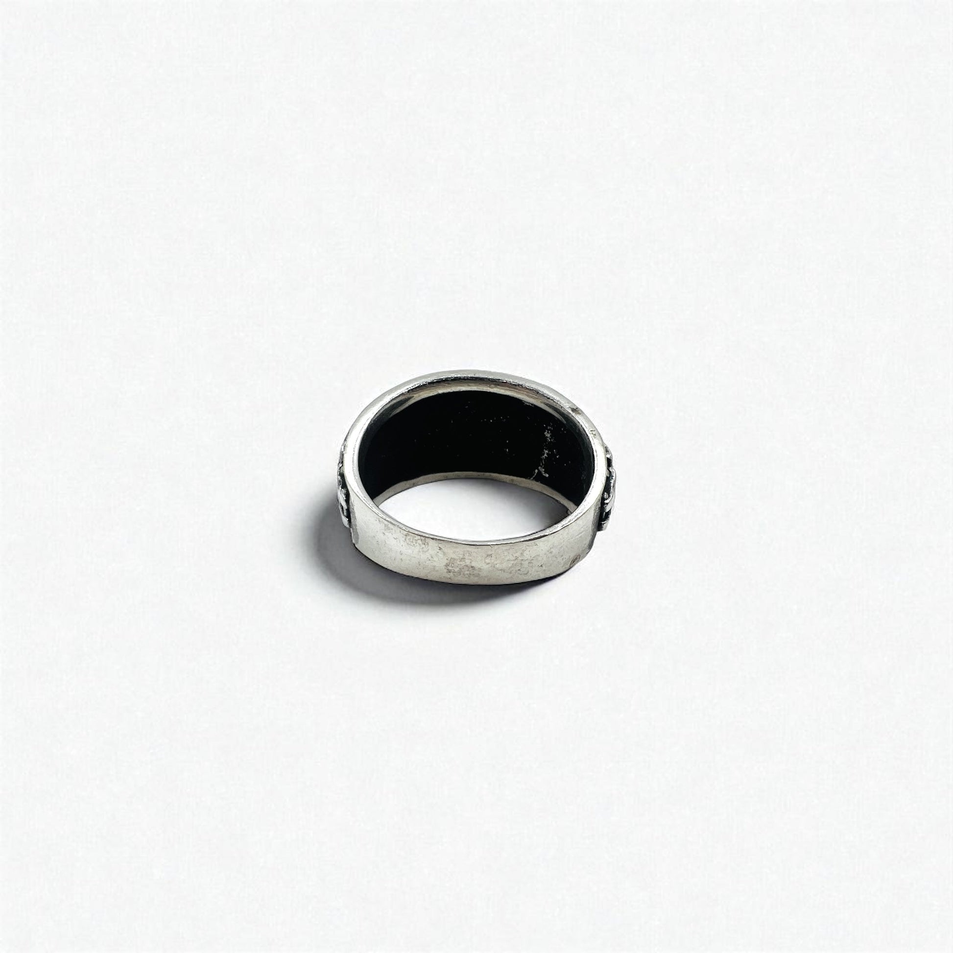 Anello Harley Davidson vintage con logo in argento 925, taglia 25.