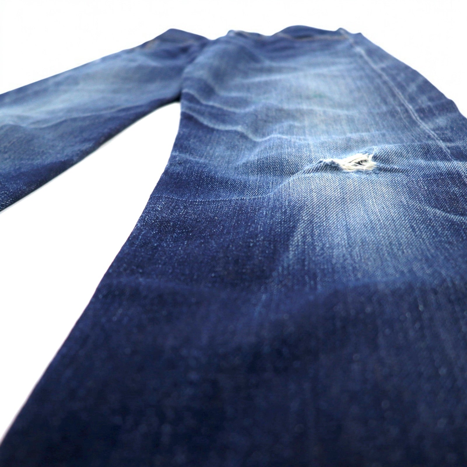 Levi's anni '90, Made in USA, Valencia Factory 501XX Big E Selvedge Jeans, Taglia S, Indaco Blu, Bottoni 555