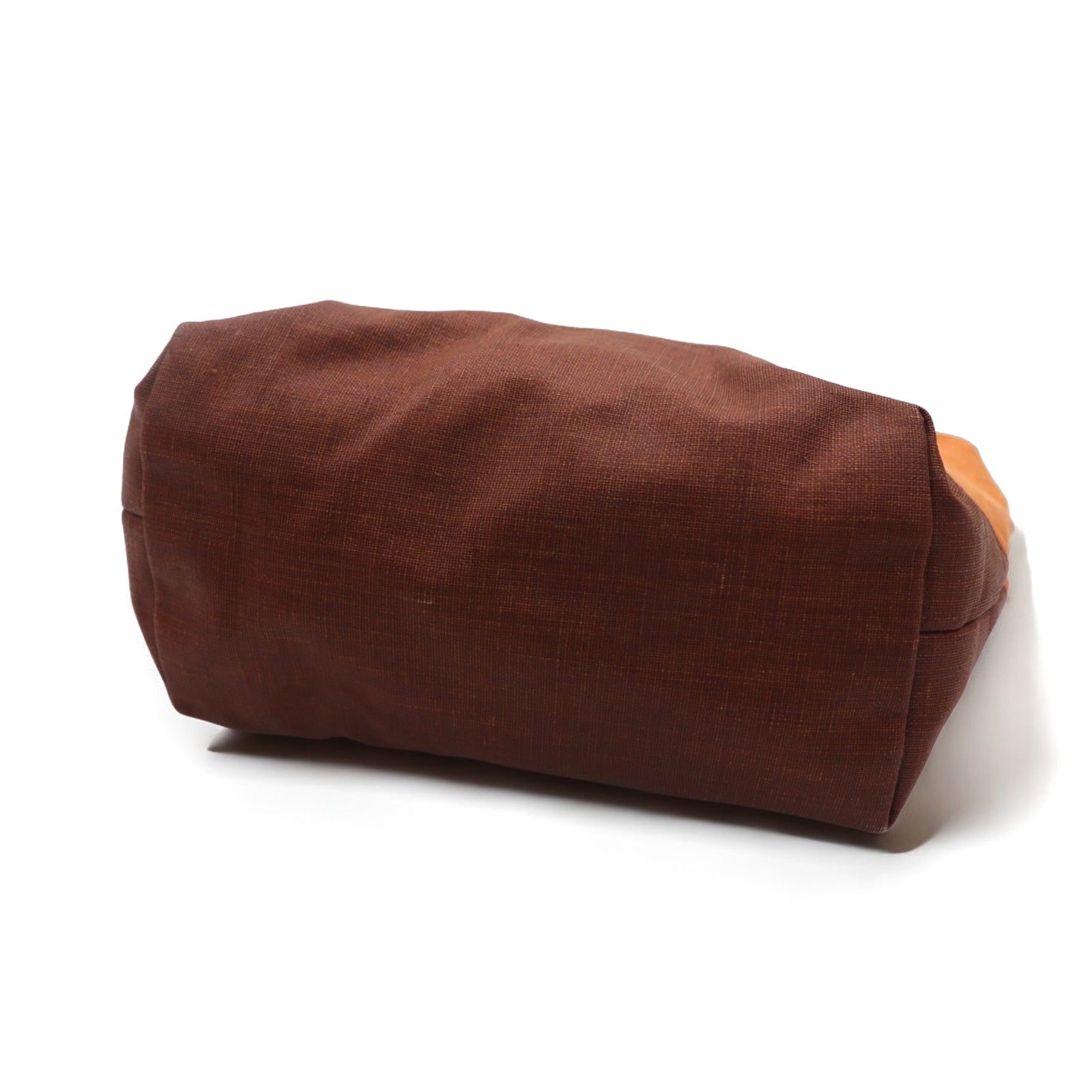 BAN INOUE Hata Borsa tote in canapa di lino Arancione Lino Fabbricata in Giappone