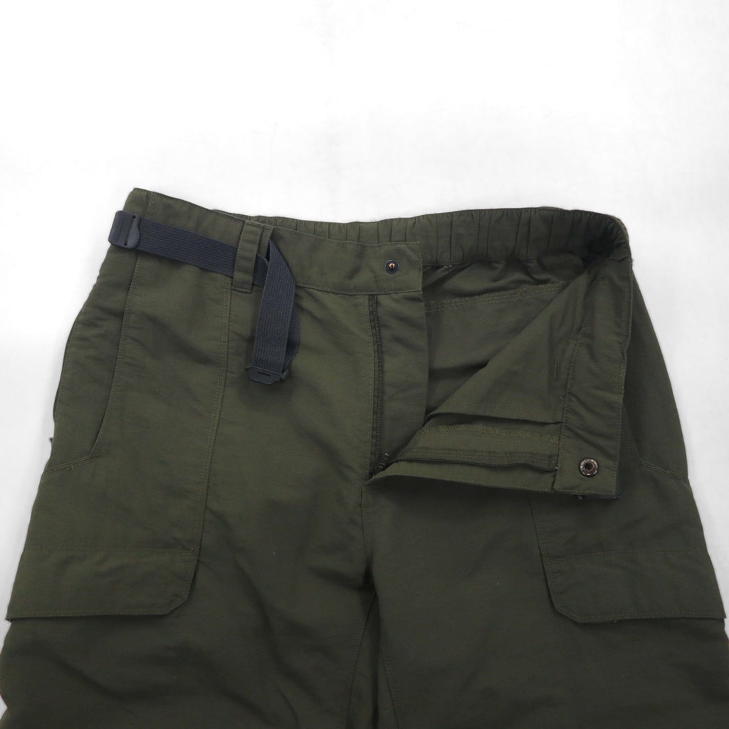 THE NORTH FACE Outdoor 2WAY Pantaloni cargo convertibili Shorts M Khaki Nylon US Specification AJFB