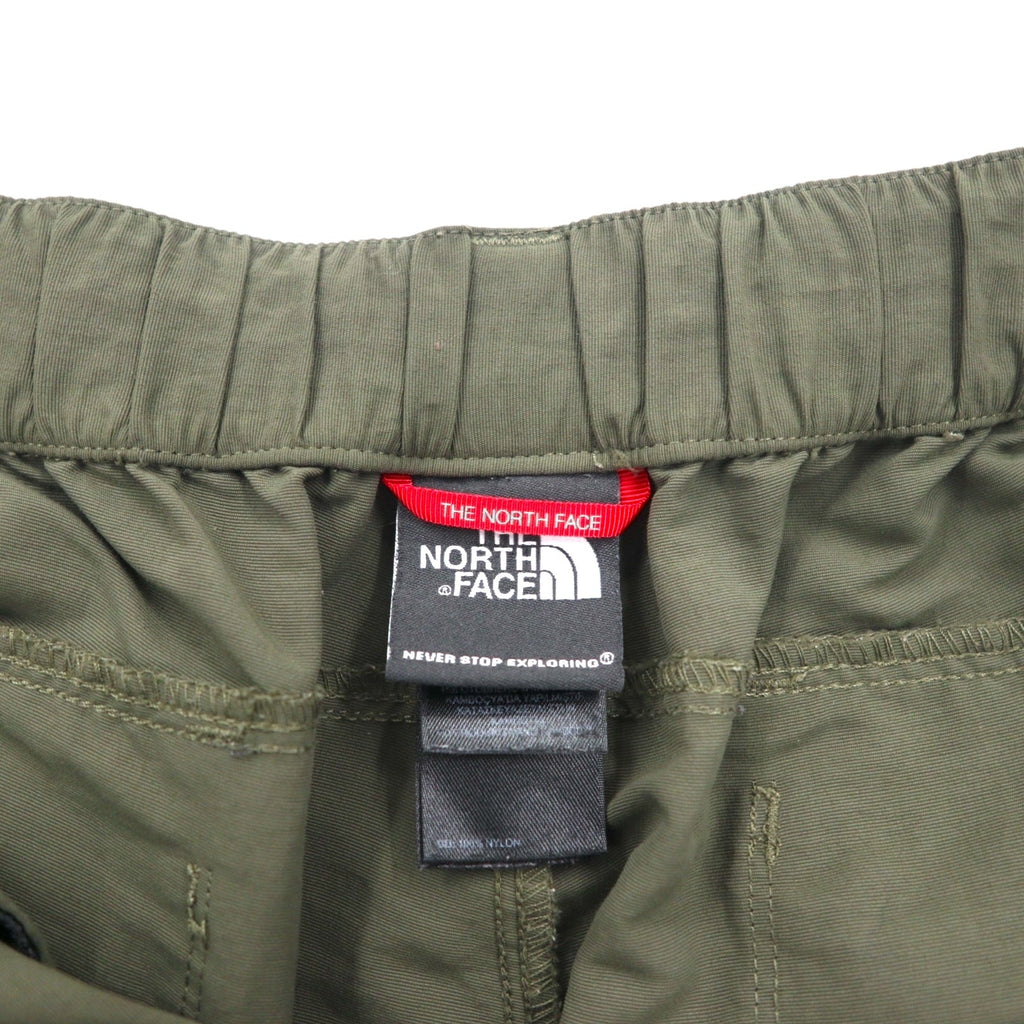 THE NORTH FACE Outdoor 2WAY Pantaloni cargo convertibili Shorts M Khaki Nylon US Specification AJFB