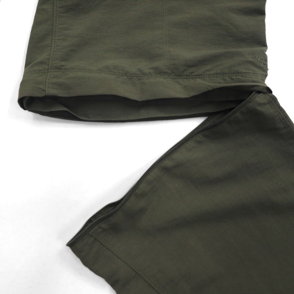 THE NORTH FACE Outdoor 2WAY Pantaloni cargo convertibili Shorts M Khaki Nylon US Specification AJFB