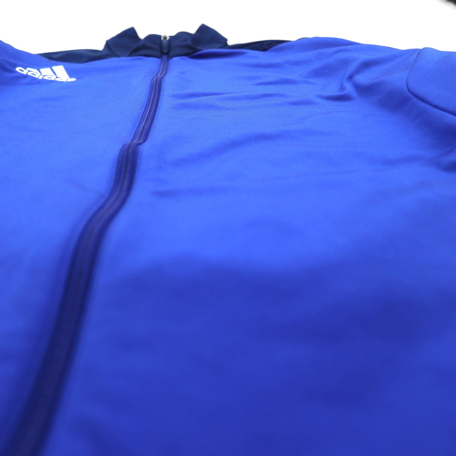 adidas Giacca da pista 3 strisce, in jersey, 4XL, blu, poliestere, F49711