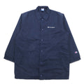 Champion anni '90 Giacca lunga allenatore M Navy Script Logo Stampa posteriore