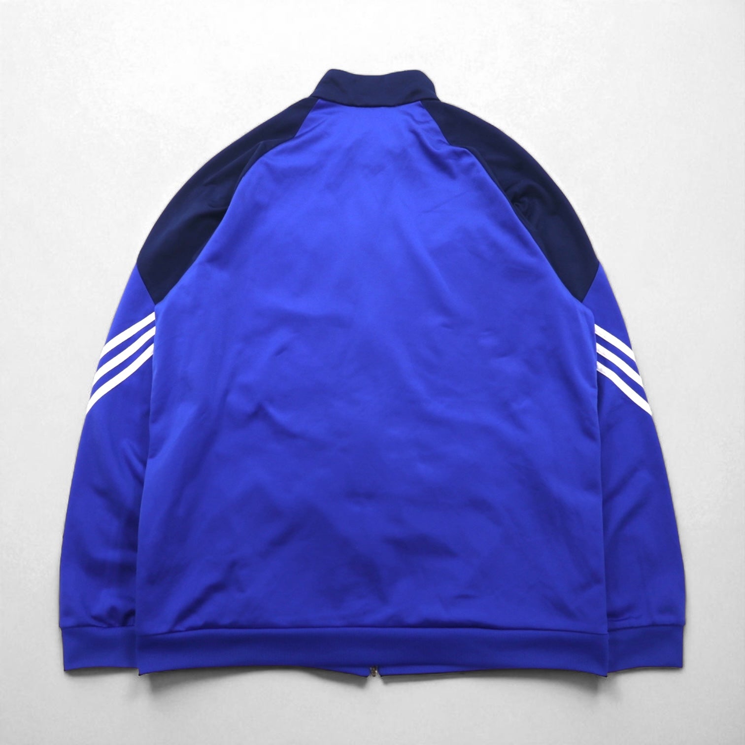 adidas Giacca da pista 3 strisce, in jersey, 4XL, blu, poliestere, F49711