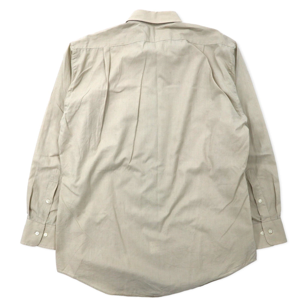 CHAPS RALPH LAUREN anni '90 camicia elegante L beige cotone Made in Japan