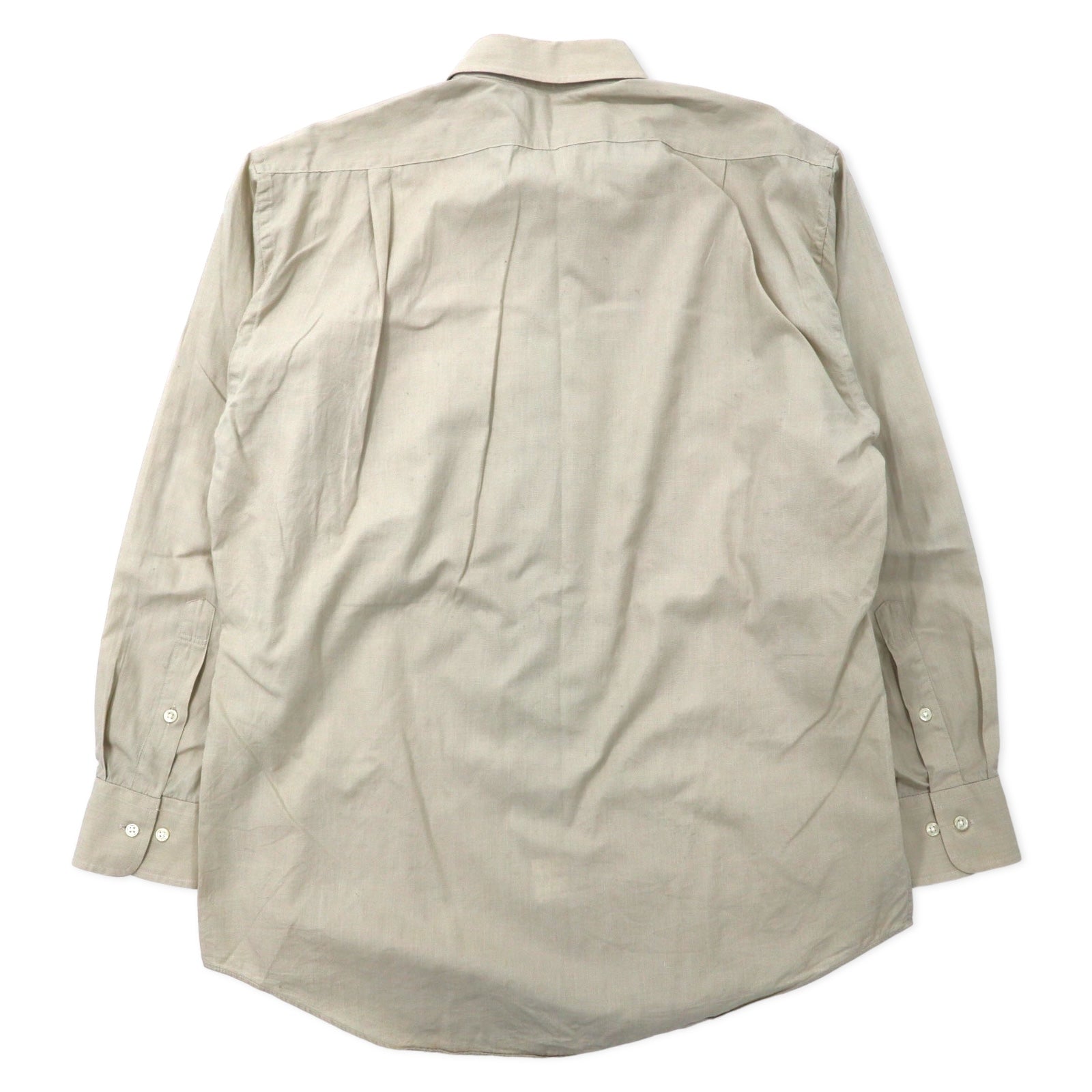 CHAPS RALPH LAUREN anni '90 camicia elegante L beige cotone Made in Japan