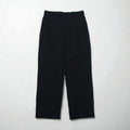 nautica anni '90 Super 100's Pantaloni larghi a due pinces L neri in lana