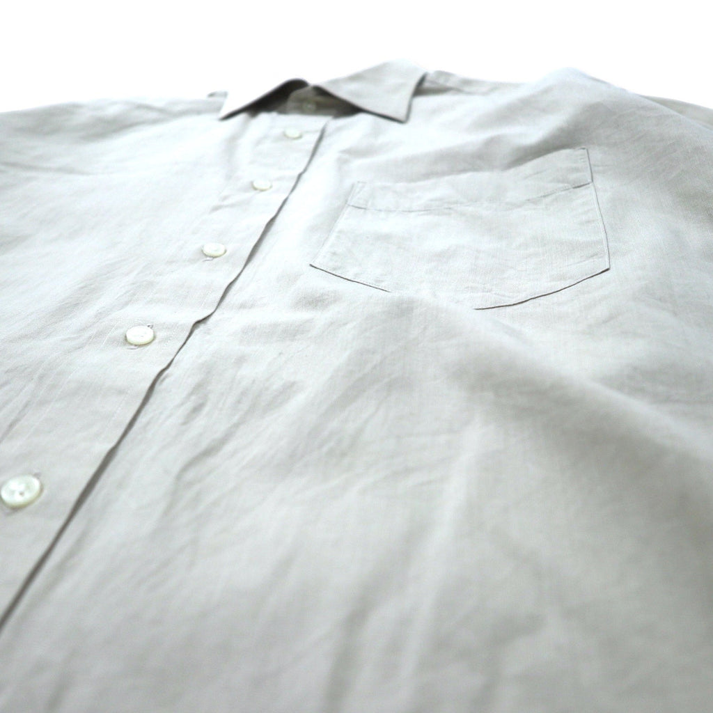 CHAPS RALPH LAUREN anni '90 camicia elegante L beige cotone Made in Japan
