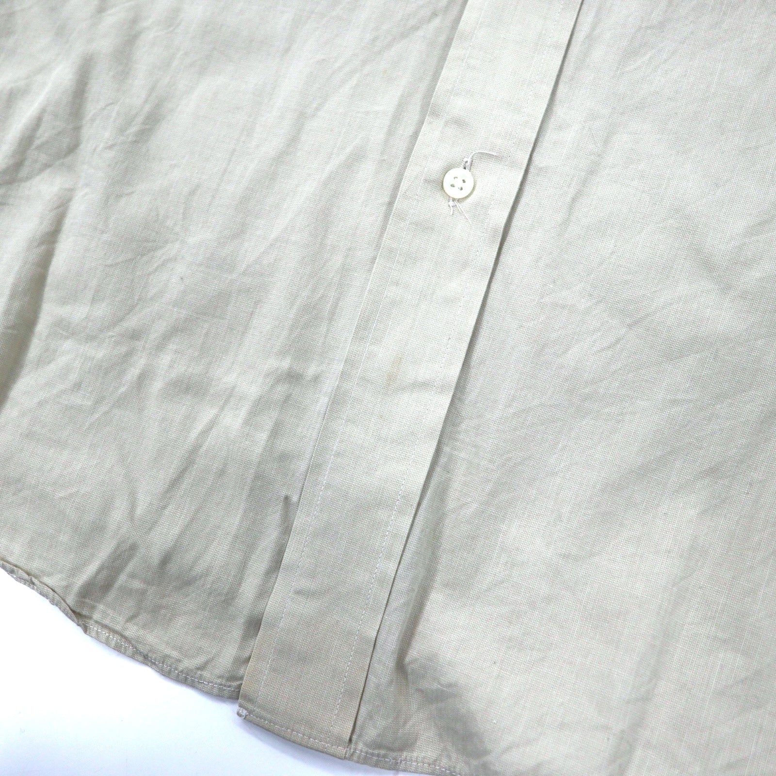 CHAPS RALPH LAUREN anni '90 camicia elegante L beige cotone Made in Japan