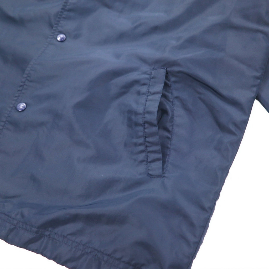 Champion anni '90 Giacca lunga allenatore M Navy Script Logo Stampa posteriore