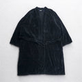 POLO RALPH LAUREN Accappatoio in spugna L/XL nero in cotone con cintura