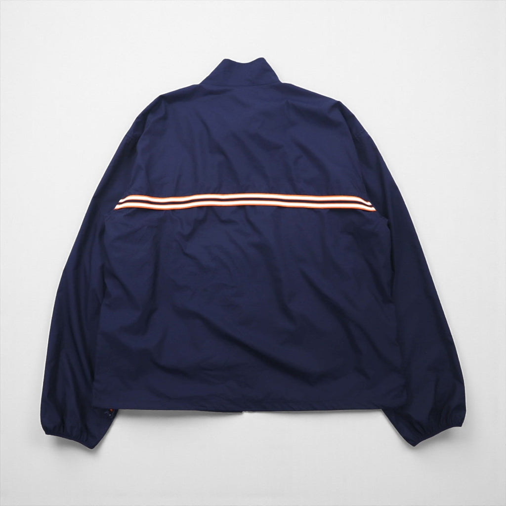 RLX Ralph Lauren スタンドカラー トラックジャケット 2XL ネイビー ドローコード サイドジップポケット