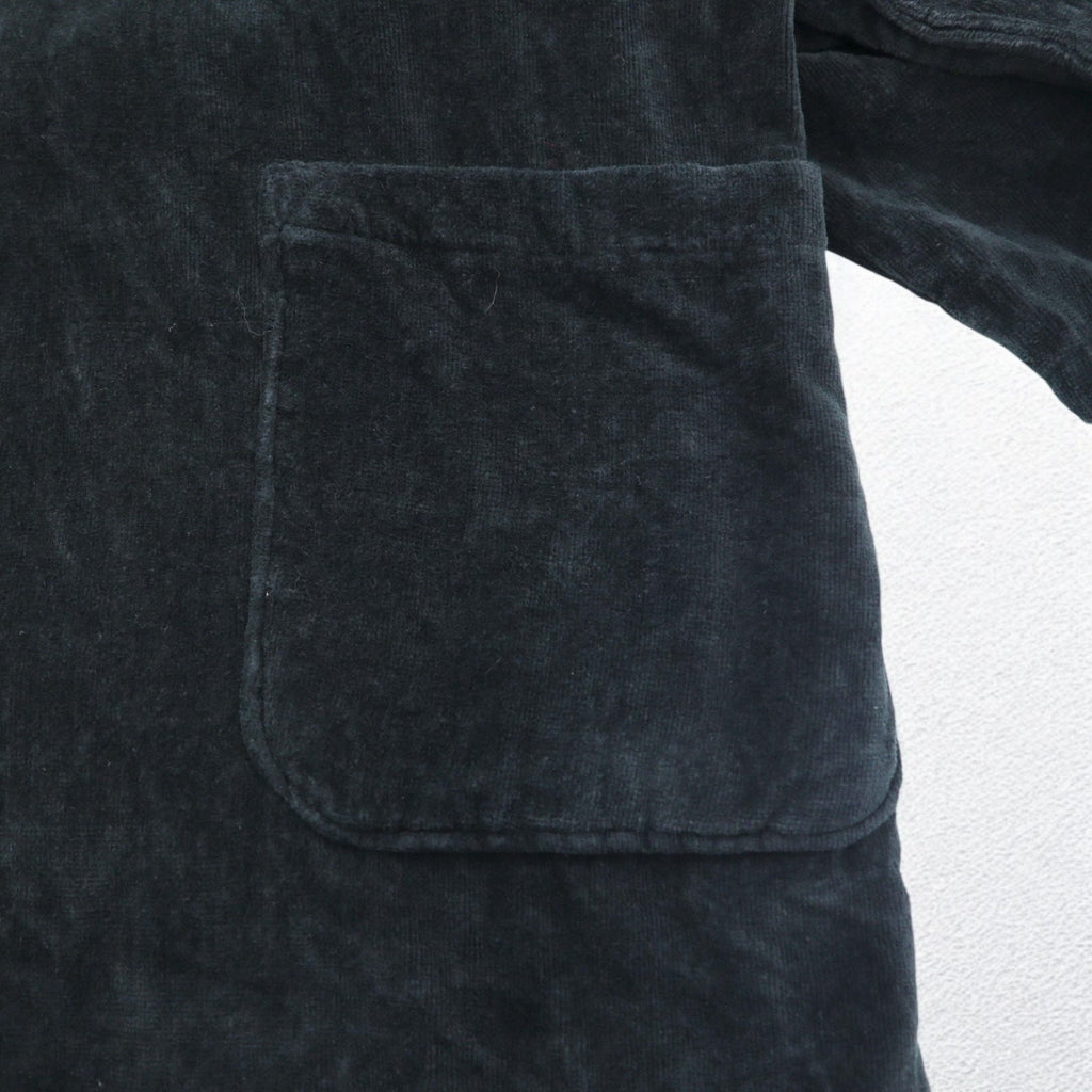POLO RALPH LAUREN Accappatoio in spugna L/XL nero in cotone con cintura