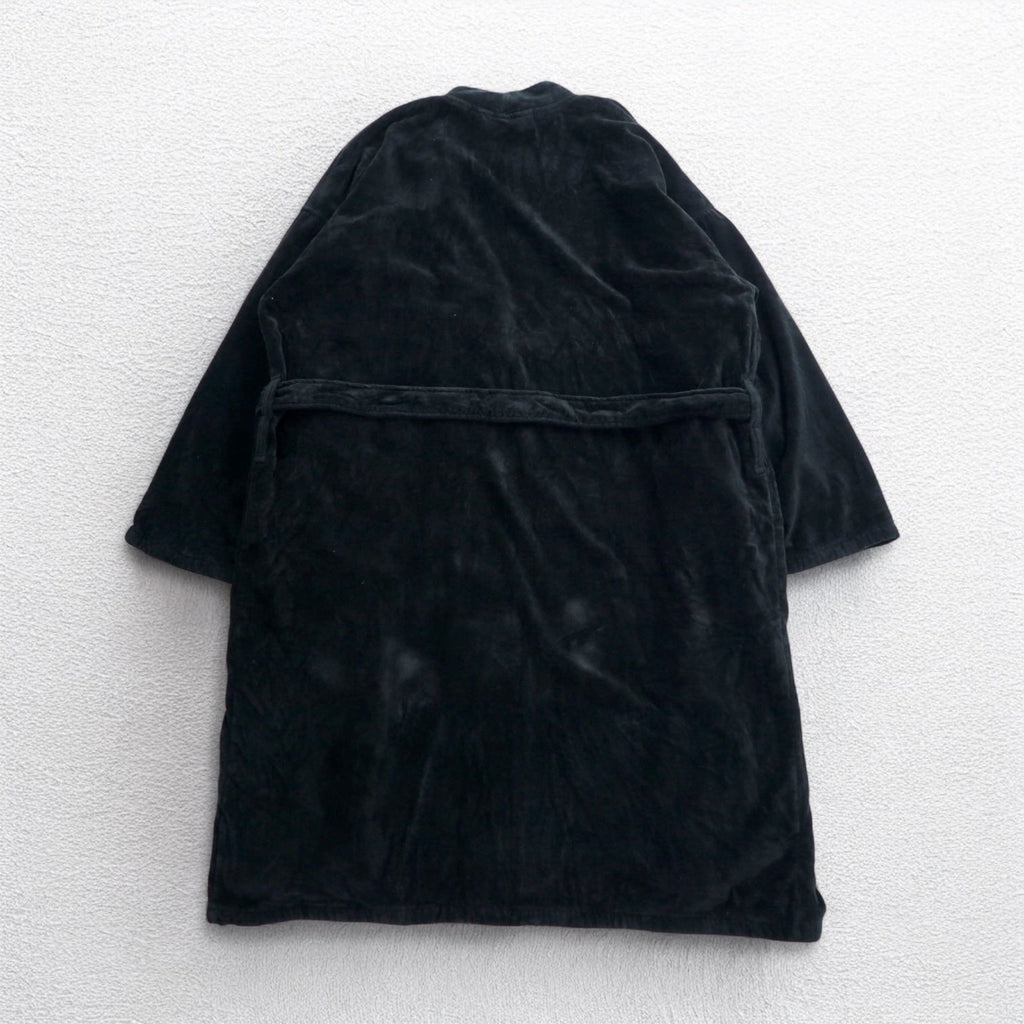 POLO RALPH LAUREN Accappatoio in spugna L/XL nero in cotone con cintura