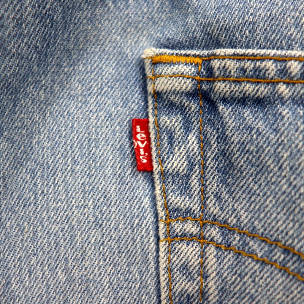 Levi's anni 2000 Euro Levi's 501 jeans taglia L indaco blu, chiusura con bottoni, 00501 0114 made in Polonia