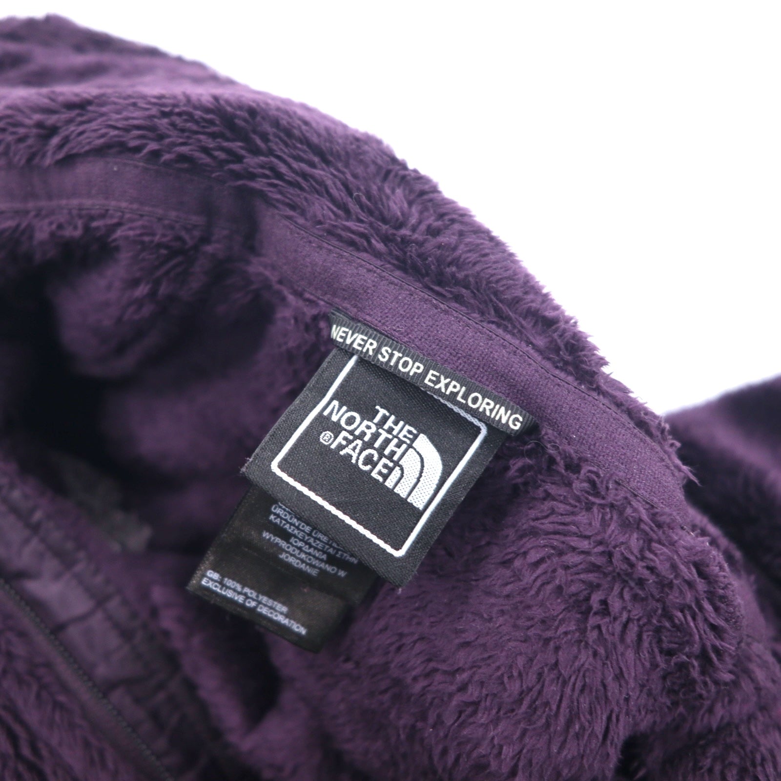 THE NORTH FACE Giacca in pile con zip intera S viola poliestere logo ricamato Osito 2 Jacket NF00C782