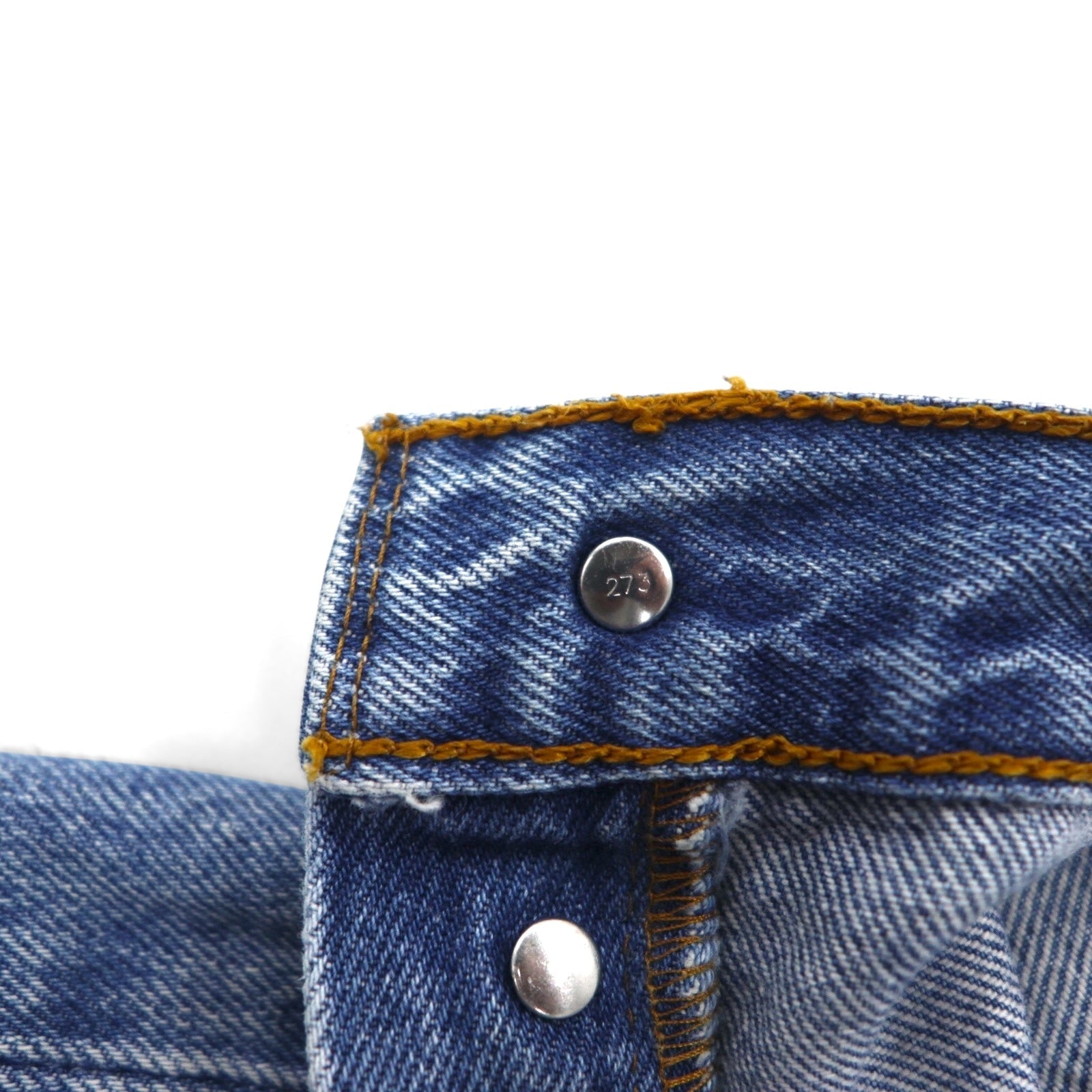 Levi's anni 2000 Euro Levi's 501 jeans taglia L indaco blu, chiusura con bottoni, 00501 0114 made in Polonia