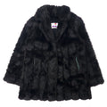 Monterey USA 90s Giacca in pelliccia sintetica Cappotto in pelliccia sintetica 10 Nero Acrilico