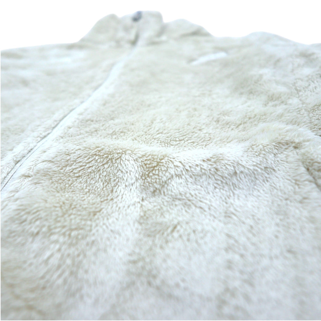THE NORTH FACE フルジップ フリースジャケット S ベージュ ポリエステル ロゴ 刺繍 Osito Jacket NF0A3XBD