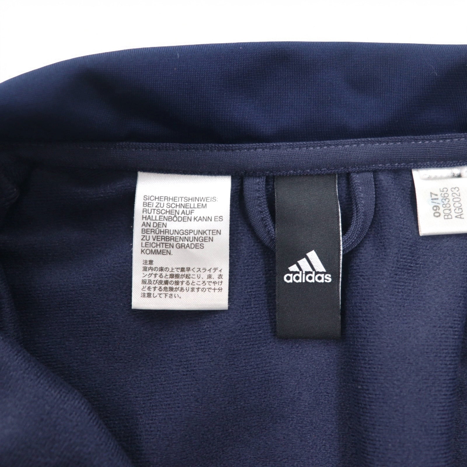 adidas Tuta in jersey con track jacket, taglia M, blu navy, poliestere BQ8365