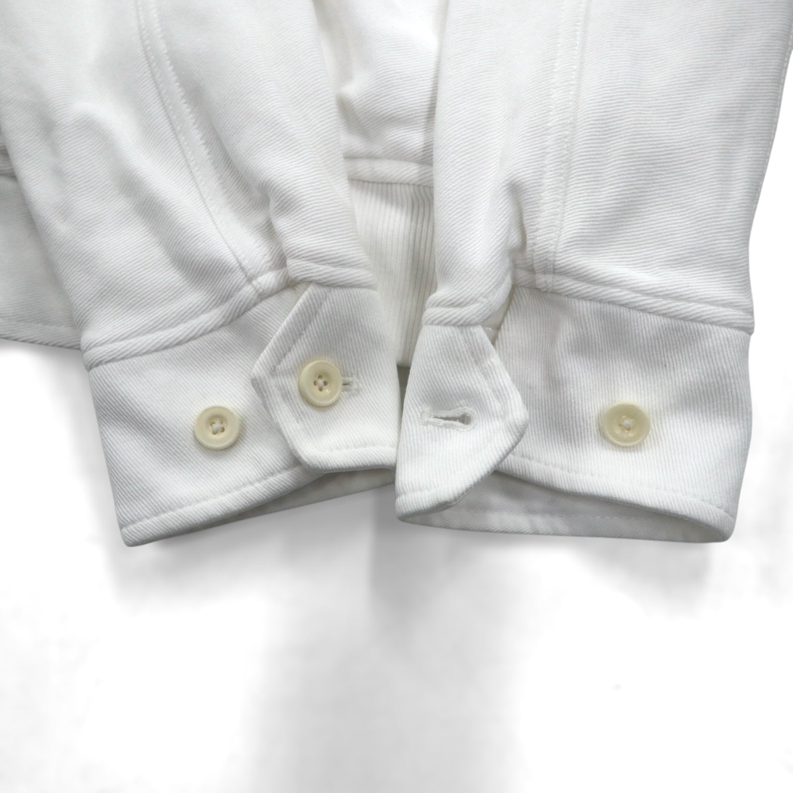 Polo Ralph Lauren 90年代 スタンドカラー ジップアップジャケット M ホワイト コットン