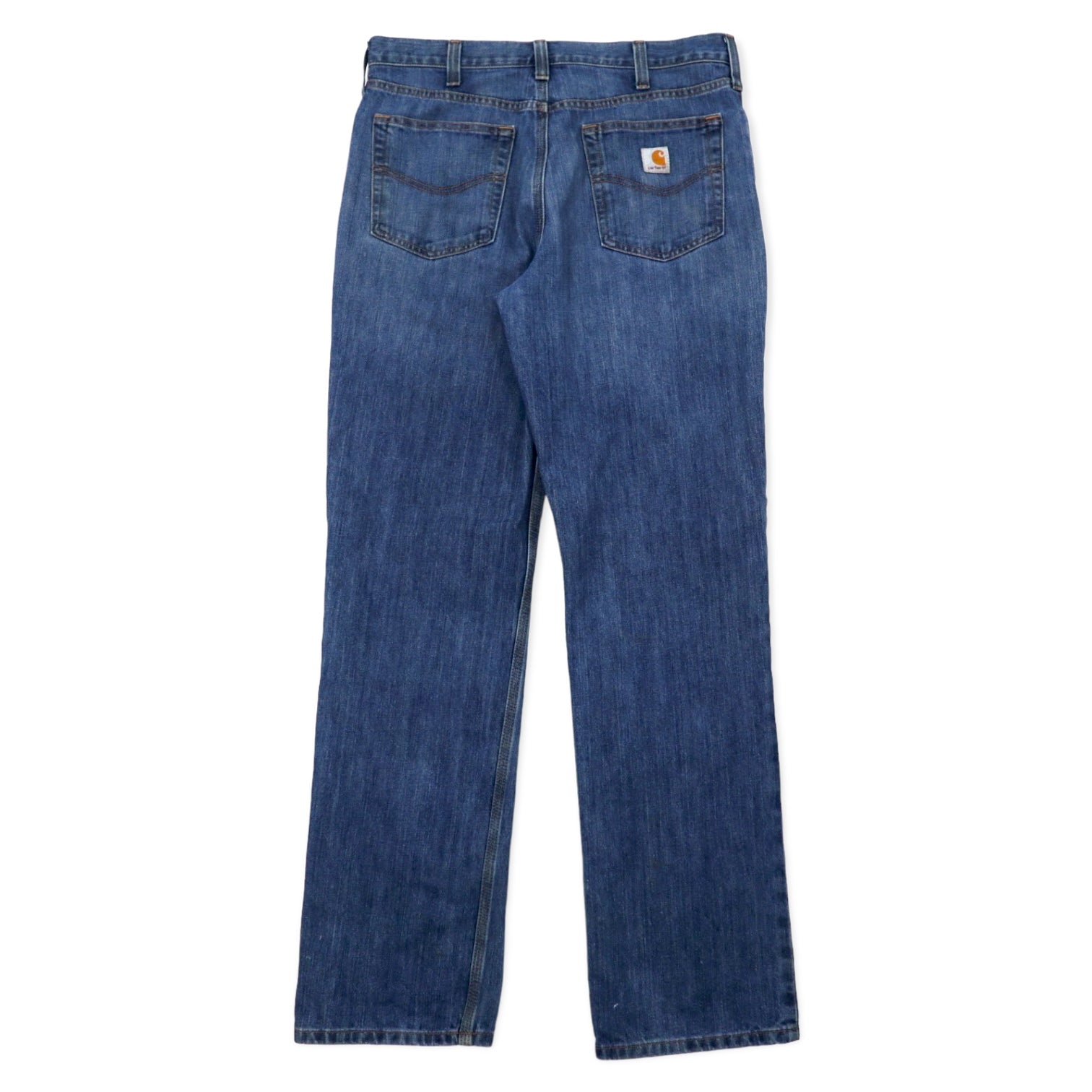 carhartt jeans relaxed fit 34 blu cotone cerniera 101483-980 made in Messico