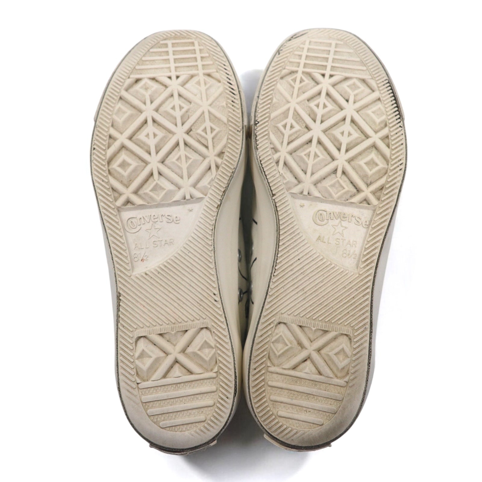 PLAY COMME des GARCONS × CONVERSE Chuck Taylor Hi Sneaker 27cm Bianco Canvas 1CL703