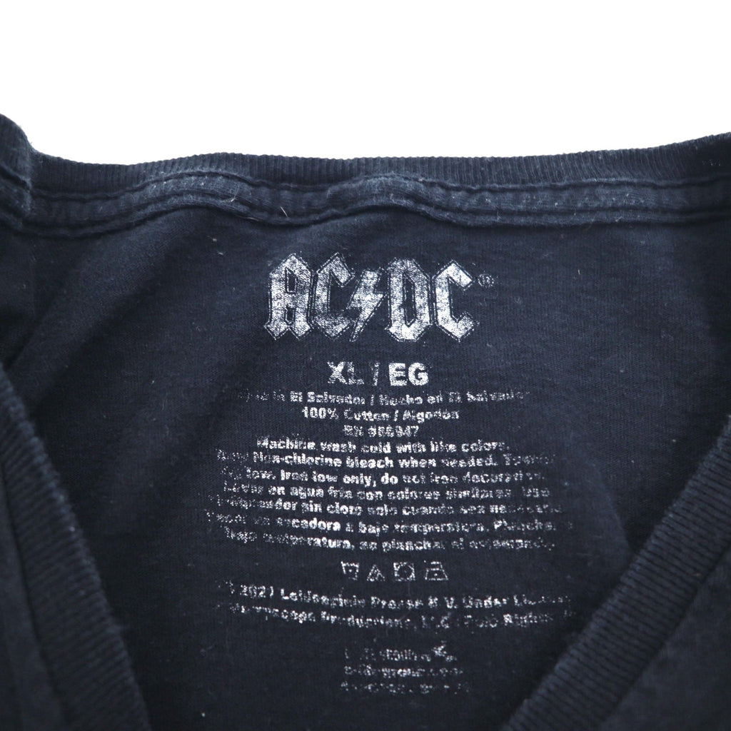 AC/DC anni 2000 Rock Band Maglietta Maglietta della band XL Cotone nero HIGH VOLTAGE
