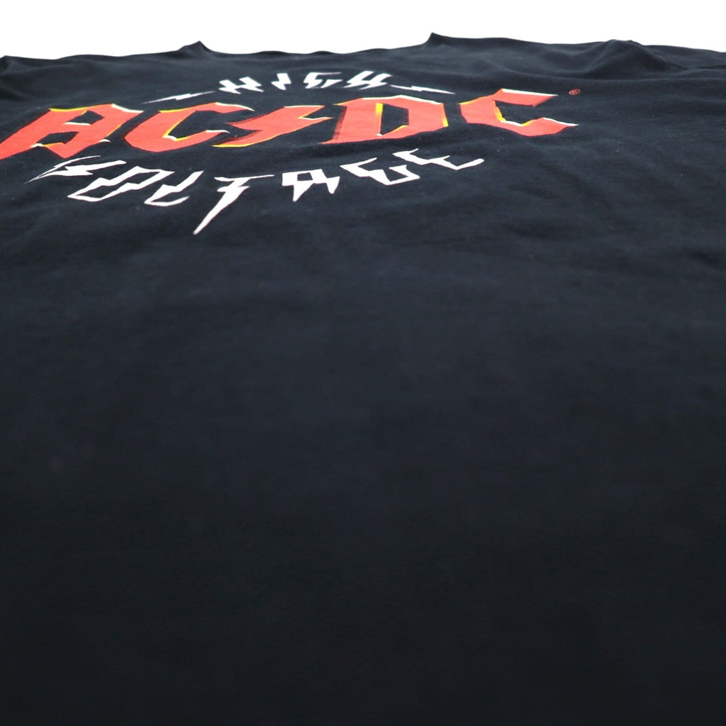 AC/DC anni 2000 Rock Band Maglietta Maglietta della band XL Cotone nero HIGH VOLTAGE