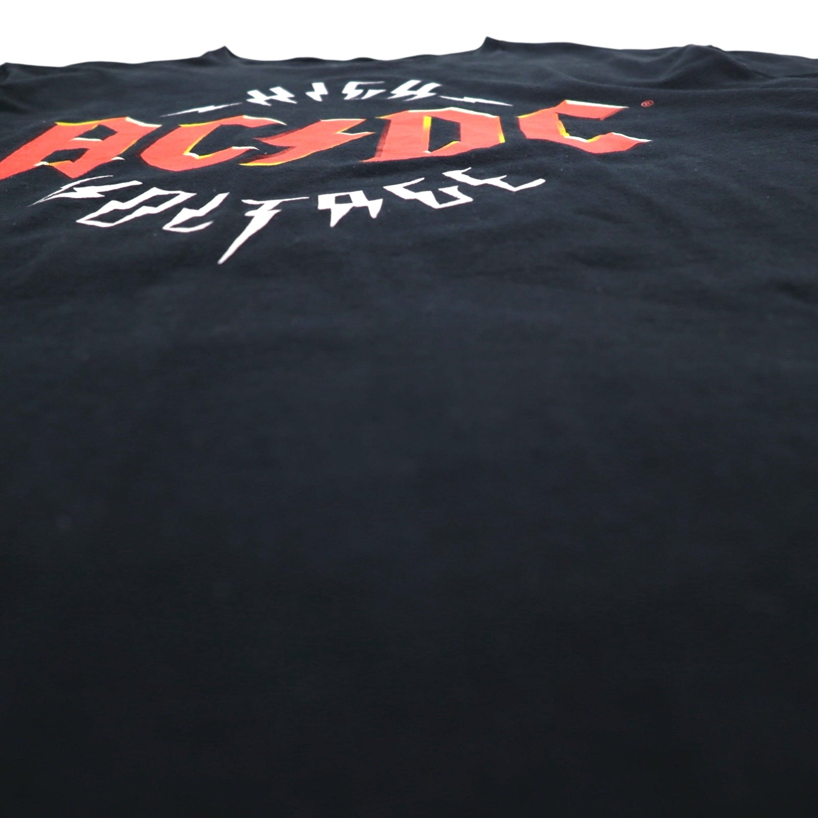 AC/DC anni 2000 Rock Band Maglietta Maglietta della band XL Cotone nero HIGH VOLTAGE