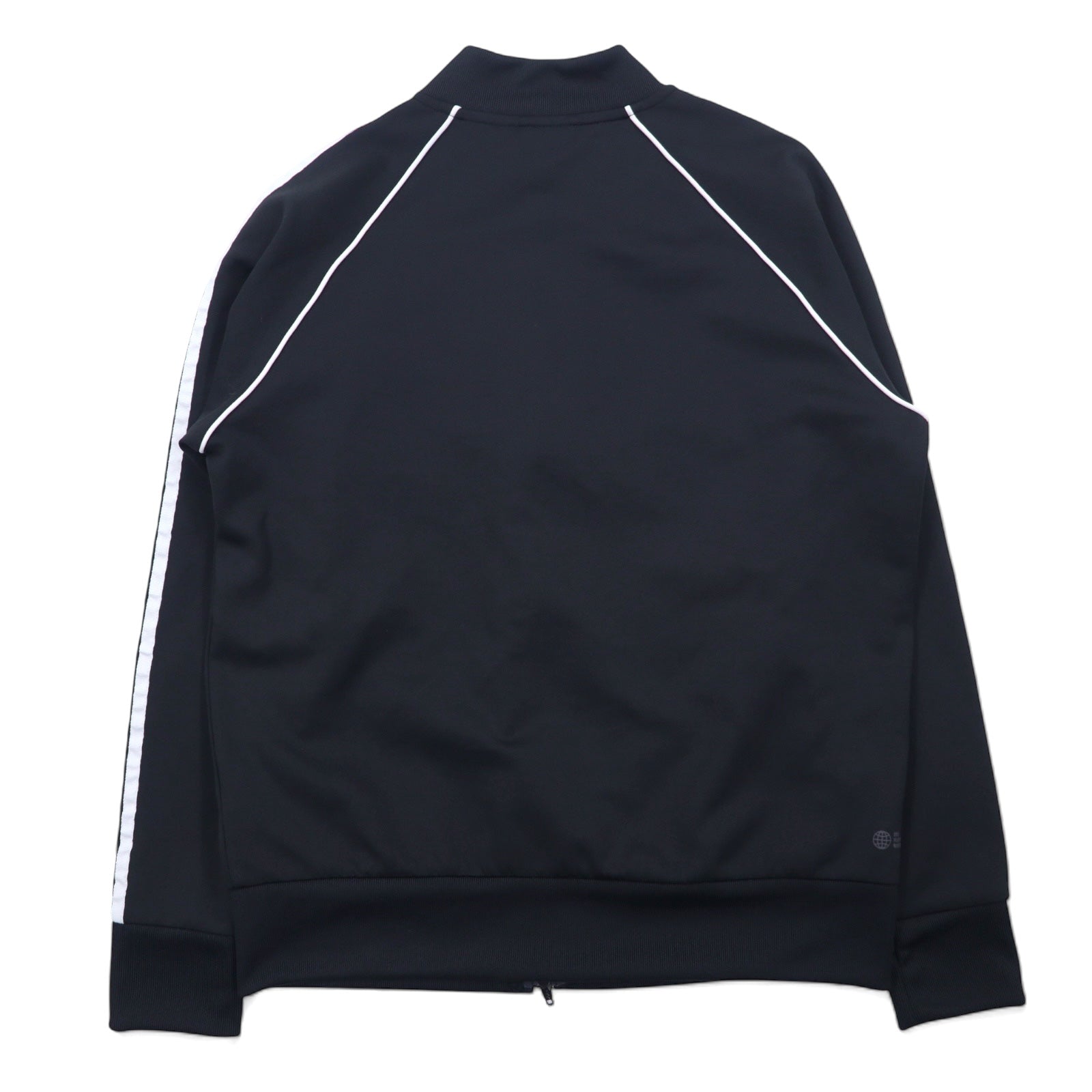 Giacca sportiva adidas Originals ATP, taglia 4XL, colore nero, in poliestere, con logo Trifoglio, 3 strisce, PRIMEBLUE SST GD2374