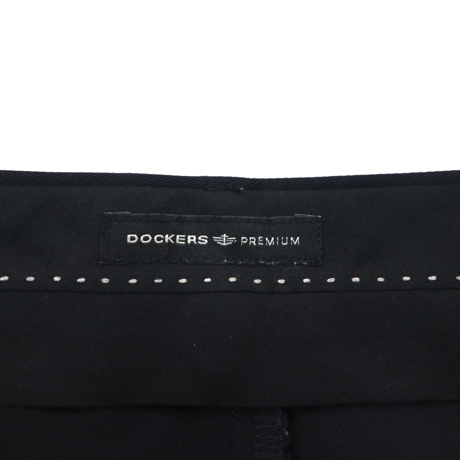 DOCKERS PREMIUM (Levi's) Chino Largo a 2 pieghe Relaxed Fit L Navy Cotone