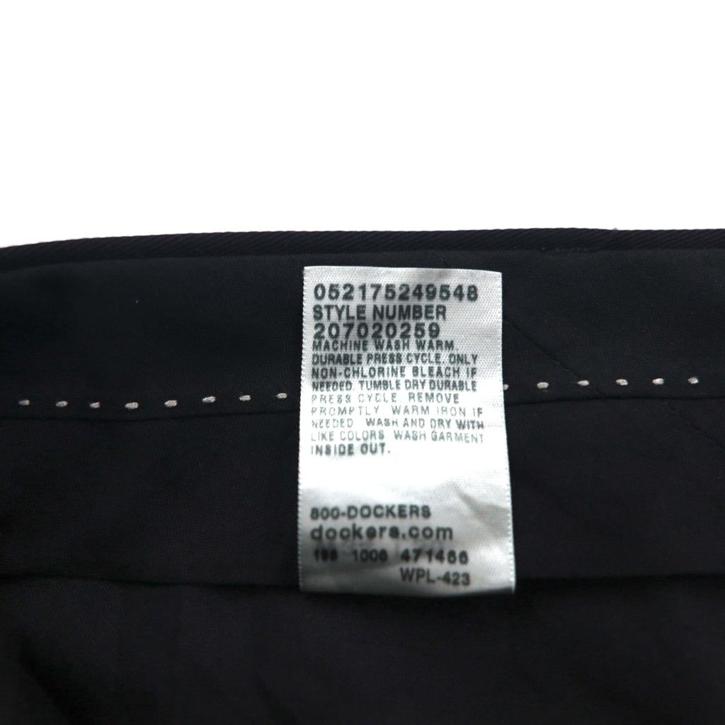 DOCKERS PREMIUM (Levi's) Chino Largo a 2 pieghe Relaxed Fit L Navy Cotone